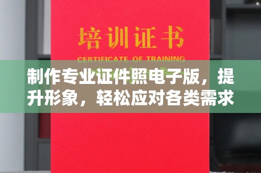 泰山制作专业证件照电子版，提升形象，轻松应对各类需求