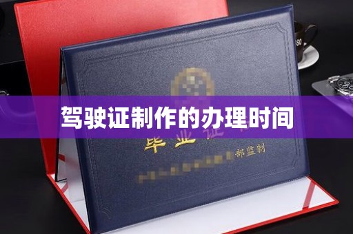 泰山驾驶证制作的办理时间