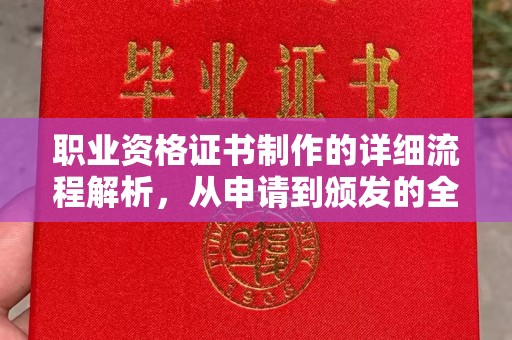 泰山职业资格证书制作的详细流程解析，从申请到颁发的全方位指南