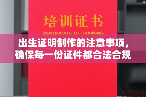 泰山出生证明制作的注意事项，确保每一份证件都合法合规