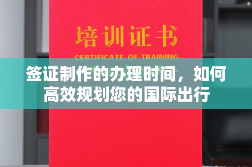 泰山签证制作的办理时间，如何高效规划您的国际出行