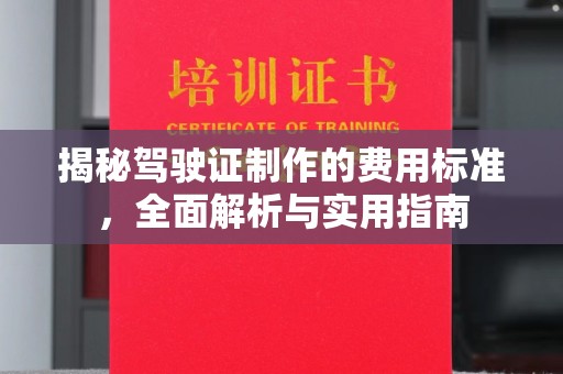 泰山揭秘驾驶证制作的费用标准，全面解析与实用指南