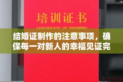 泰山结婚证制作的注意事项，确保每一对新人的幸福见证完美无瑕