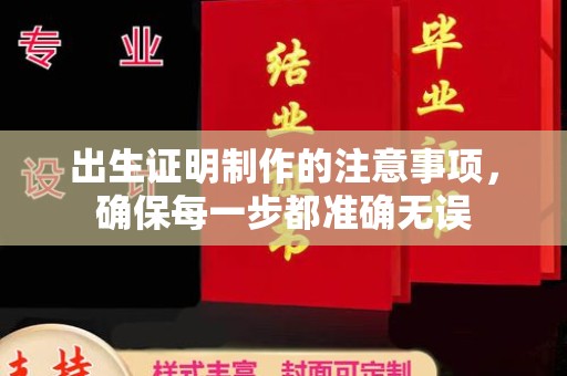 泰山出生证明制作的注意事项，确保每一步都准确无误