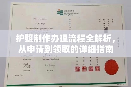 泰山护照制作办理流程全解析，从申请到领取的详细指南