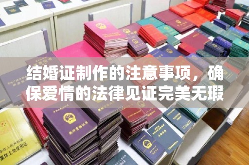 泰山结婚证制作的注意事项，确保爱情的法律见证完美无瑕